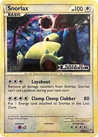 Snorlax (33/95) (Staff Prerelease Promo) [Nintendo: Black Star Promos] | Dumpster Cat Games