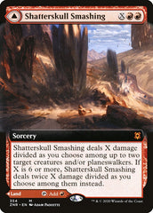 Shatterskull Smashing // Shatterskull, the Hammer Pass (Extended Art) [Zendikar Rising] | Dumpster Cat Games