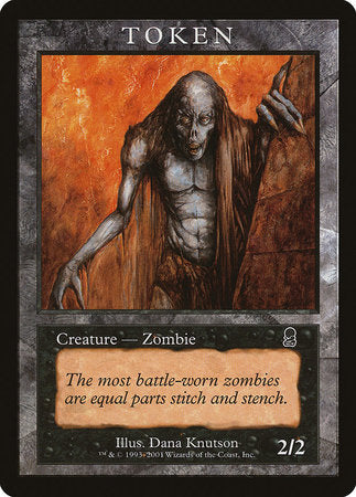 Zombie Token (Odyssey) [Magic Player Rewards 2002] | Dumpster Cat Games