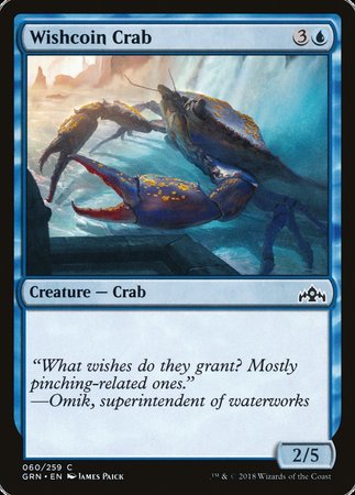 Wishcoin Crab [Guilds of Ravnica] | Dumpster Cat Games