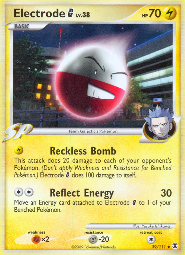 Electrode G (39/111) [Platinum: Rising Rivals] | Dumpster Cat Games