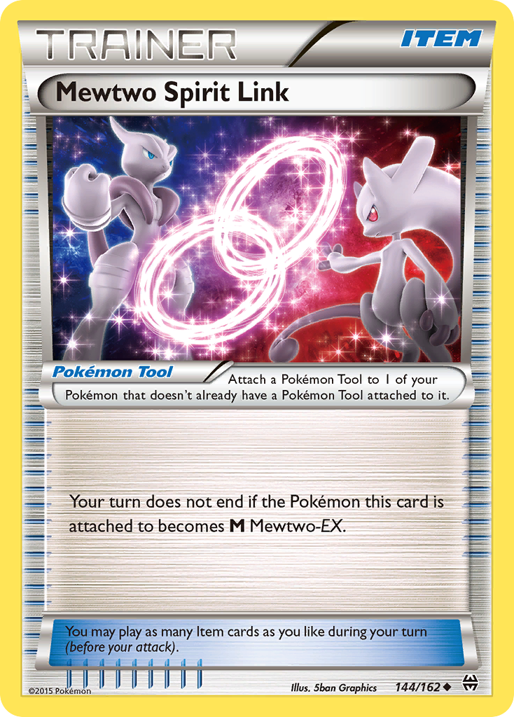 Mewtwo Spirit Link (144/162) [XY: BREAKthrough] | Dumpster Cat Games