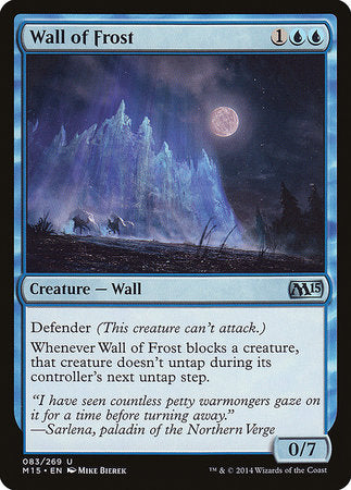 Wall of Frost [Magic 2015] | Dumpster Cat Games