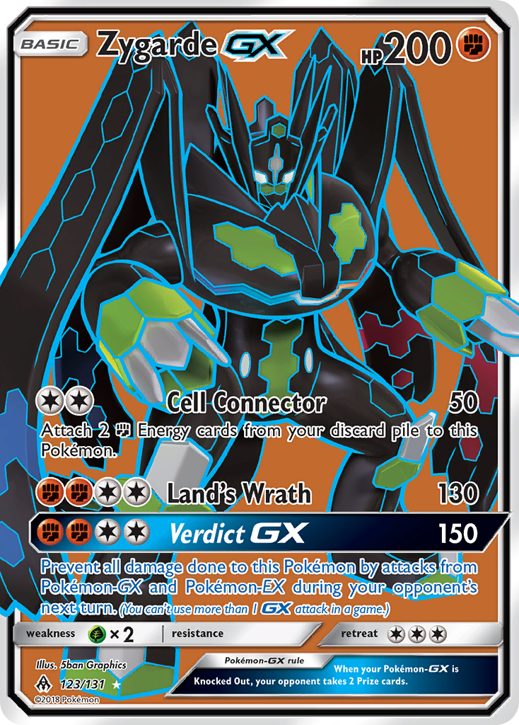 Zygarde GX (123/131) [Sun & Moon: Forbidden Light] | Dumpster Cat Games