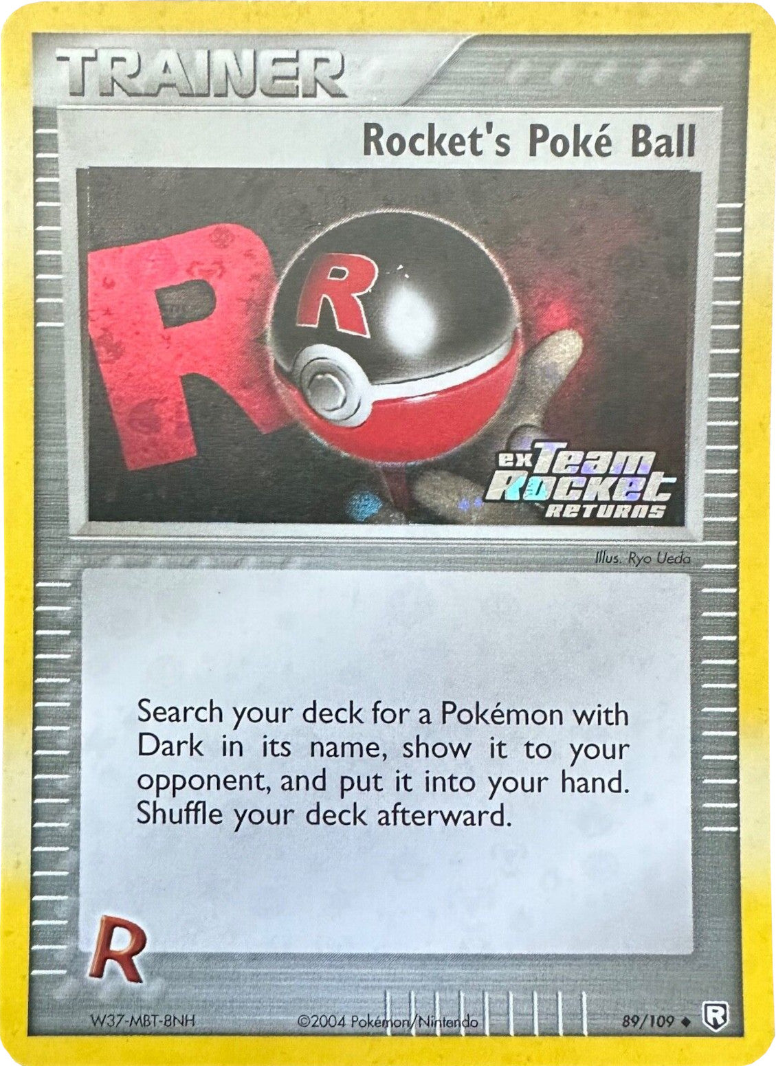 Rocket's Poke Ball (89/109) (Stamped) [EX: Team Rocket Returns] | Dumpster Cat Games