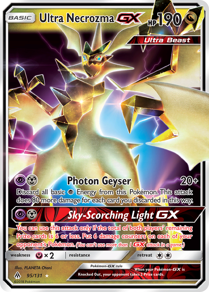 Ultra Necrozma GX (95/131) [Sun & Moon: Forbidden Light] | Dumpster Cat Games