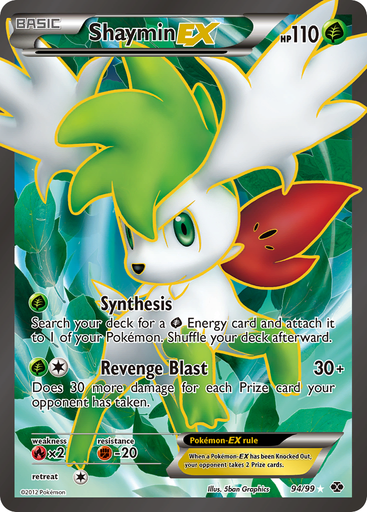 Shaymin EX (94/99) [Black & White: Next Destinies] | Dumpster Cat Games