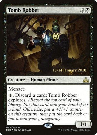 Tomb Robber [Rivals of Ixalan Promos] | Dumpster Cat Games