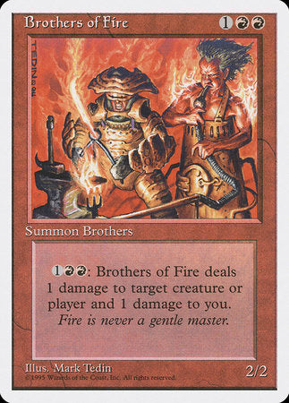 Brothers of Fire [Fourth Edition] | Dumpster Cat Games