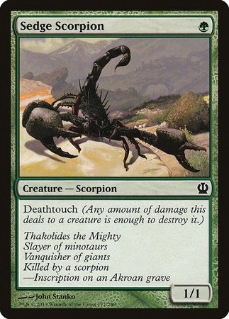 Sedge Scorpion [Theros] | Dumpster Cat Games