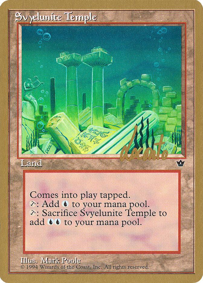 Svyelunite Temple (Michael Loconto) [Pro Tour Collector Set] | Dumpster Cat Games