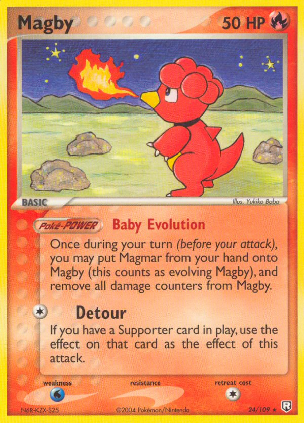 Magby (24/109) [EX: Team Rocket Returns] | Dumpster Cat Games