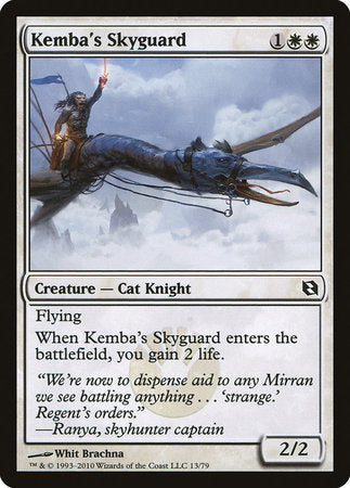 Kemba's Skyguard [Duel Decks: Elspeth vs. Tezzeret] | Dumpster Cat Games