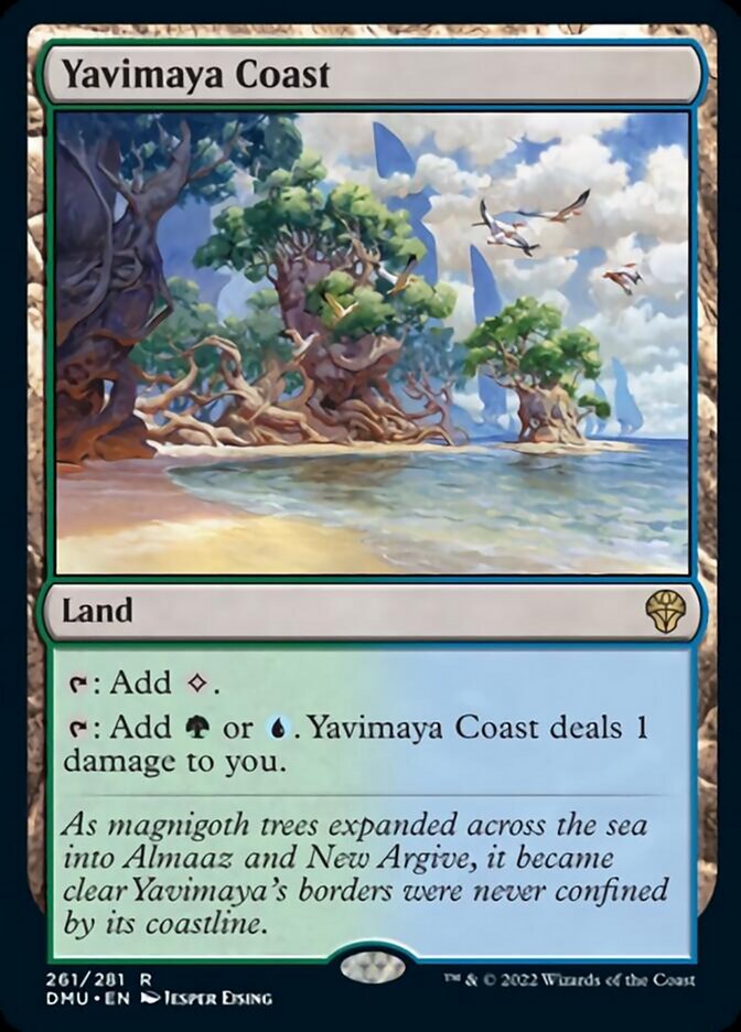 Yavimaya Coast [Dominaria United] | Dumpster Cat Games