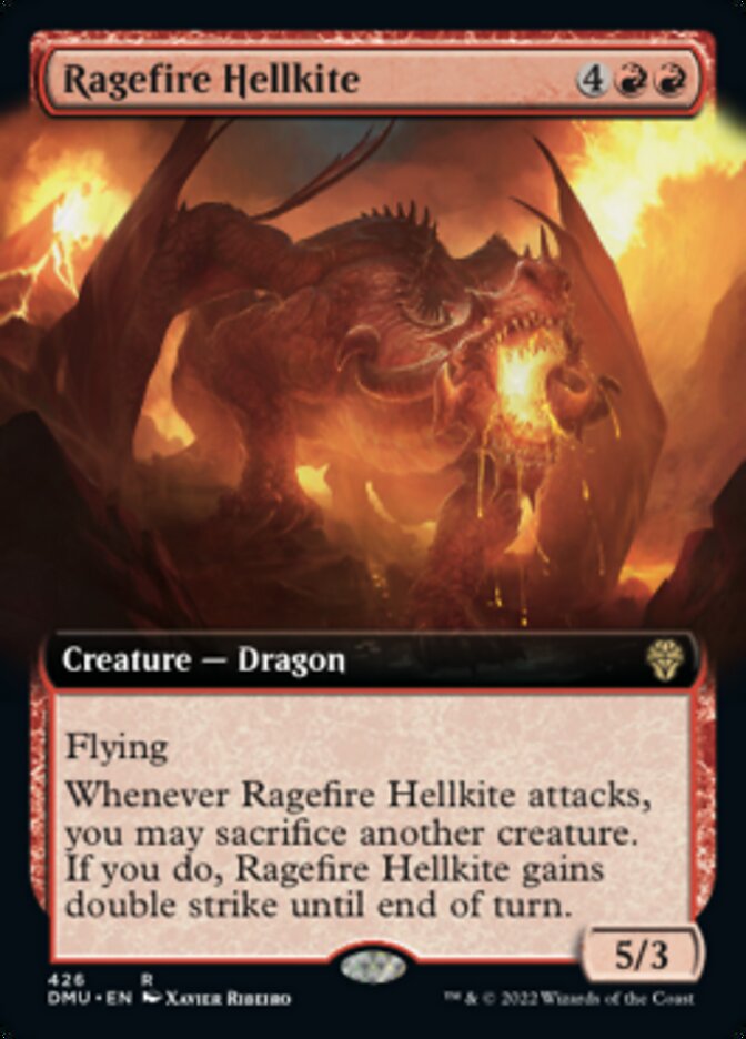 Ragefire Hellkite (Extended Art) [Dominaria United] | Dumpster Cat Games