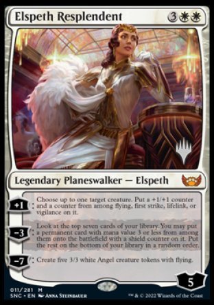 Elspeth Resplendent (Promo Pack) [Streets of New Capenna Promos] | Dumpster Cat Games