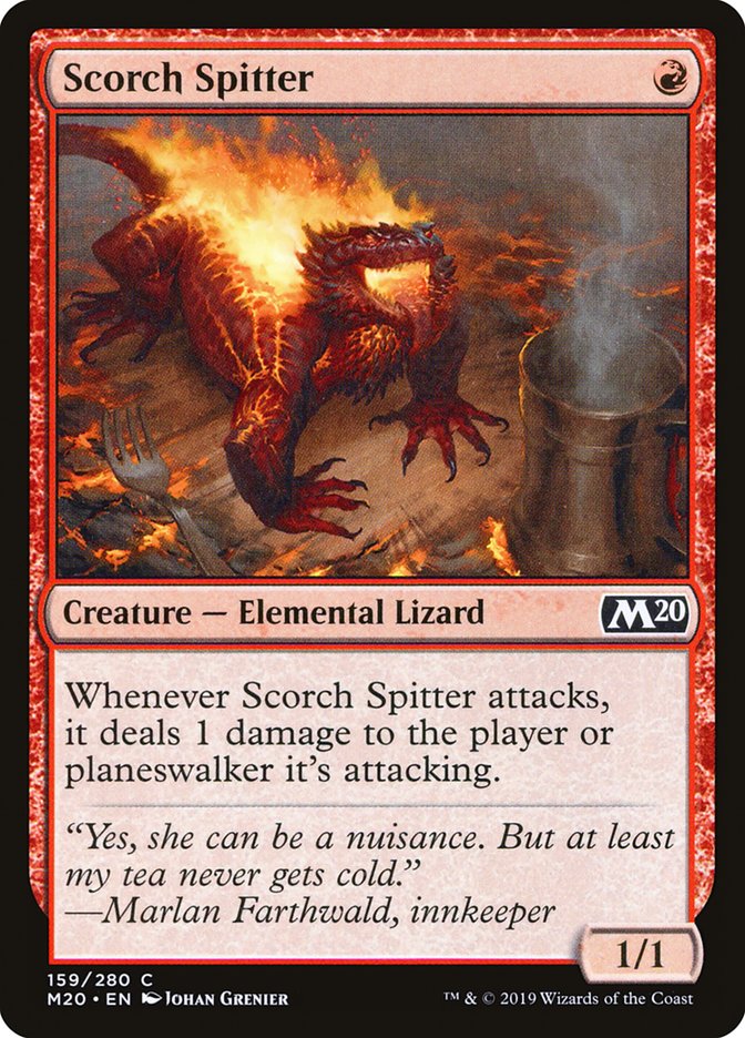 Scorch Spitter [Core Set 2020] | Dumpster Cat Games