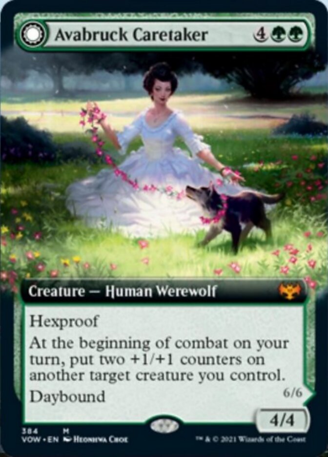 Avabruck Caretaker // Hollowhenge Huntmaster (Extended) [Innistrad: Crimson Vow] | Dumpster Cat Games