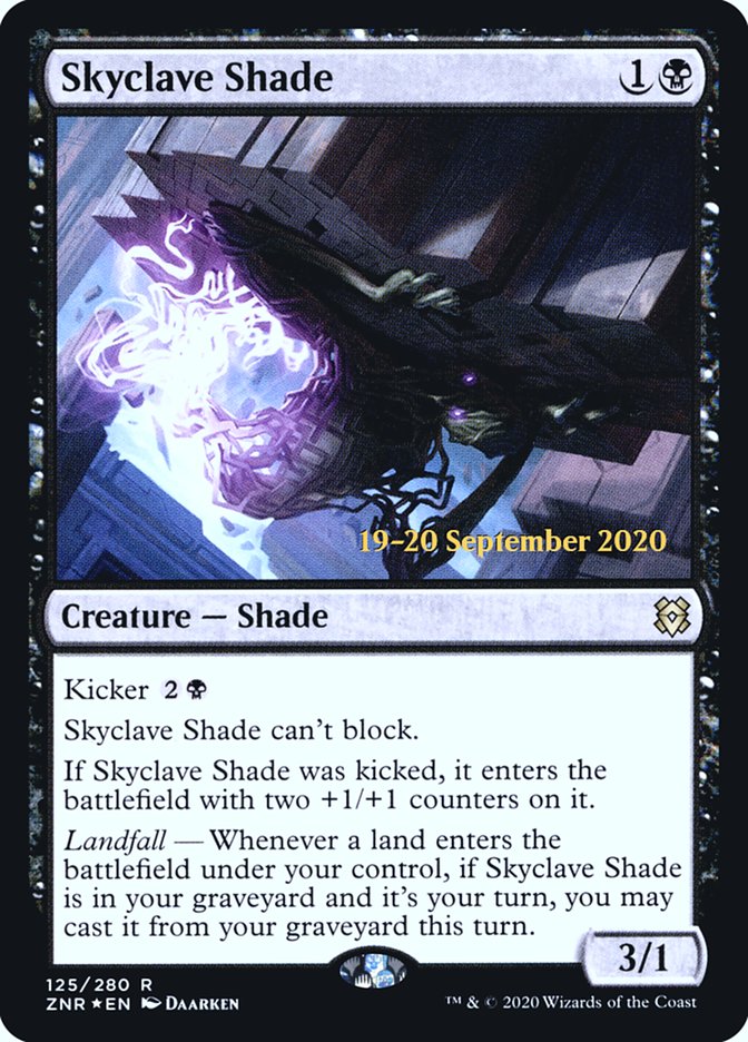 Skyclave Shade  [Zendikar Rising Prerelease Promos] | Dumpster Cat Games