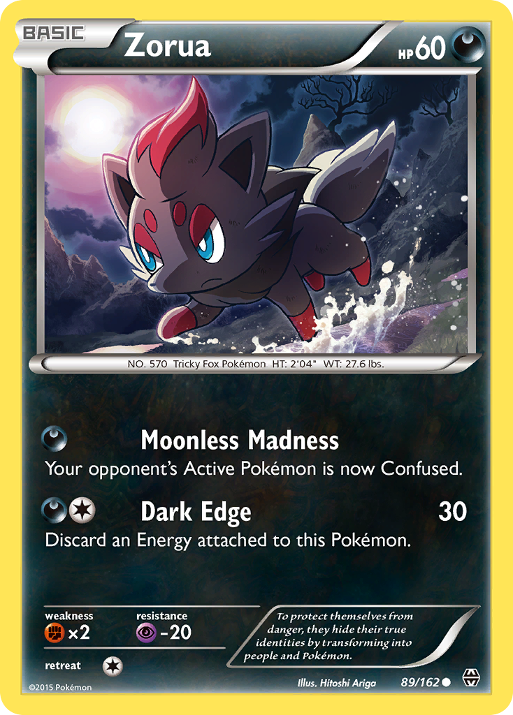 Zorua (89/162) [XY: BREAKthrough] | Dumpster Cat Games