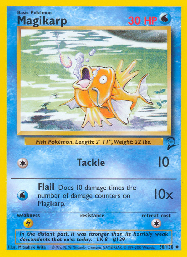 Magikarp (50/130) [Base Set 2] | Dumpster Cat Games