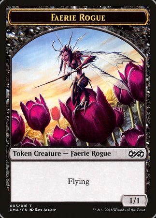 Faerie Rogue Token [Ultimate Masters Tokens] | Dumpster Cat Games