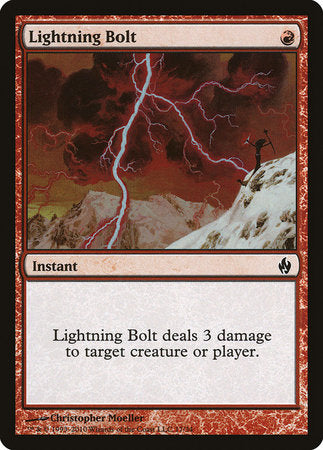 Lightning Bolt [Premium Deck Series: Fire and Lightning] | Dumpster Cat Games