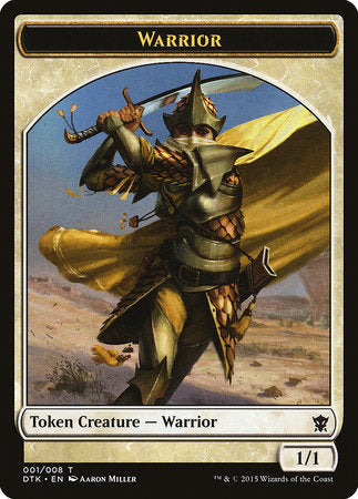 Warrior Token [Dragons of Tarkir Tokens] | Dumpster Cat Games