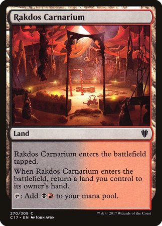 Rakdos Carnarium [Commander 2017] | Dumpster Cat Games