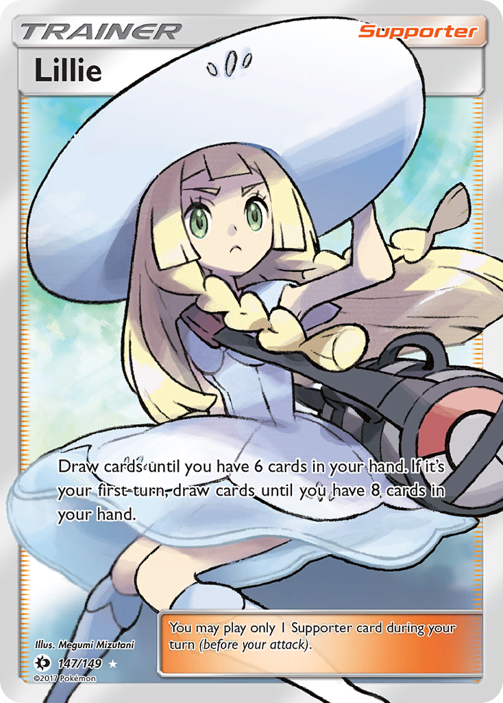 Lillie (147/149) [Sun & Moon: Base Set] | Dumpster Cat Games