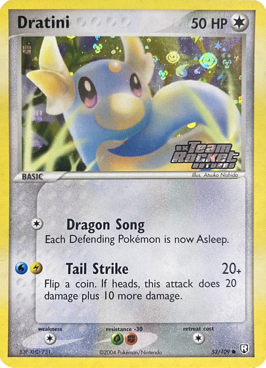 Dratini (53/109) (Stamped) [EX: Team Rocket Returns] | Dumpster Cat Games