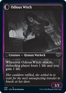 Ragged Recluse // Odious Witch [Innistrad: Double Feature] | Dumpster Cat Games