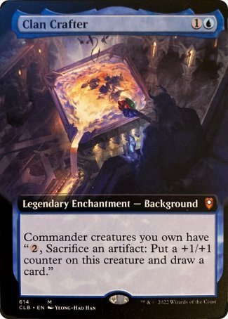 Clan Crafter (Extended Art) [Commander Legends: Battle for Baldur's Gate] | Dumpster Cat Games