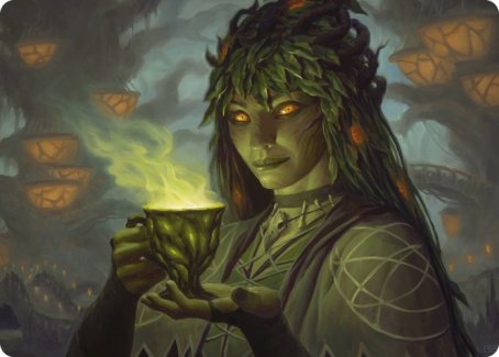 Dina, Soul Steeper Art Card [Strixhaven: School of Mages Art Series] | Dumpster Cat Games