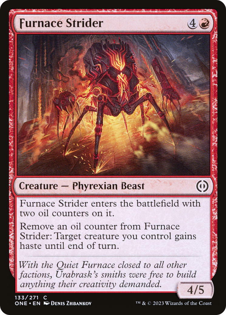 Furnace Strider [Phyrexia: All Will Be One] | Dumpster Cat Games