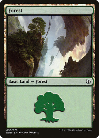 Forest (33) [Duel Decks: Nissa vs. Ob Nixilis] | Dumpster Cat Games