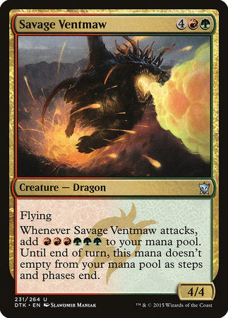 Savage Ventmaw [Dragons of Tarkir] | Dumpster Cat Games