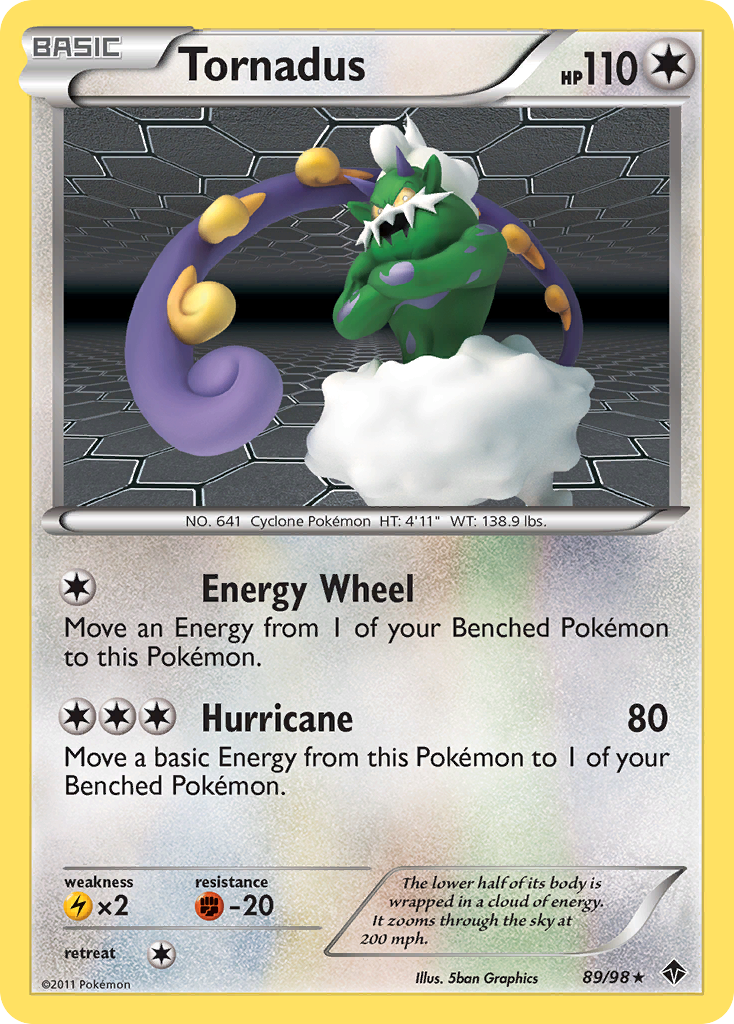 Tornadus (89/98) [Black & White: Emerging Powers] | Dumpster Cat Games