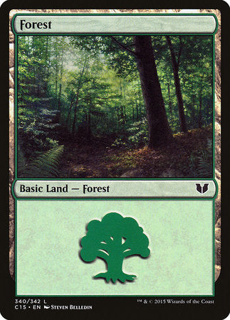 Forest (340) [Commander 2015] | Dumpster Cat Games