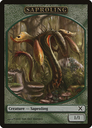 Saproling Token [Tenth Edition Tokens] | Dumpster Cat Games