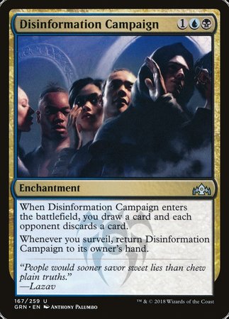 Disinformation Campaign [Guilds of Ravnica] | Dumpster Cat Games