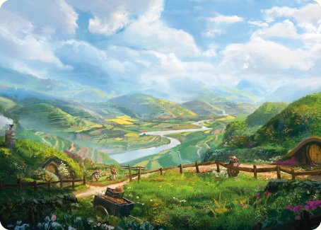 Plains Art Card [The Lord of the Rings: Tales of Middle-earth Art Series] | Dumpster Cat Games