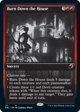 Burn Down the House [Innistrad: Double Feature] | Dumpster Cat Games