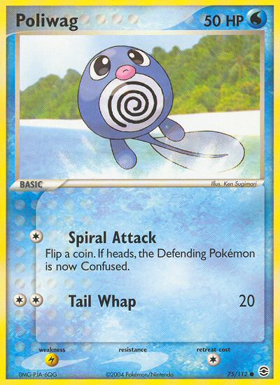 Poliwag (75/112) [EX: FireRed & LeafGreen] | Dumpster Cat Games