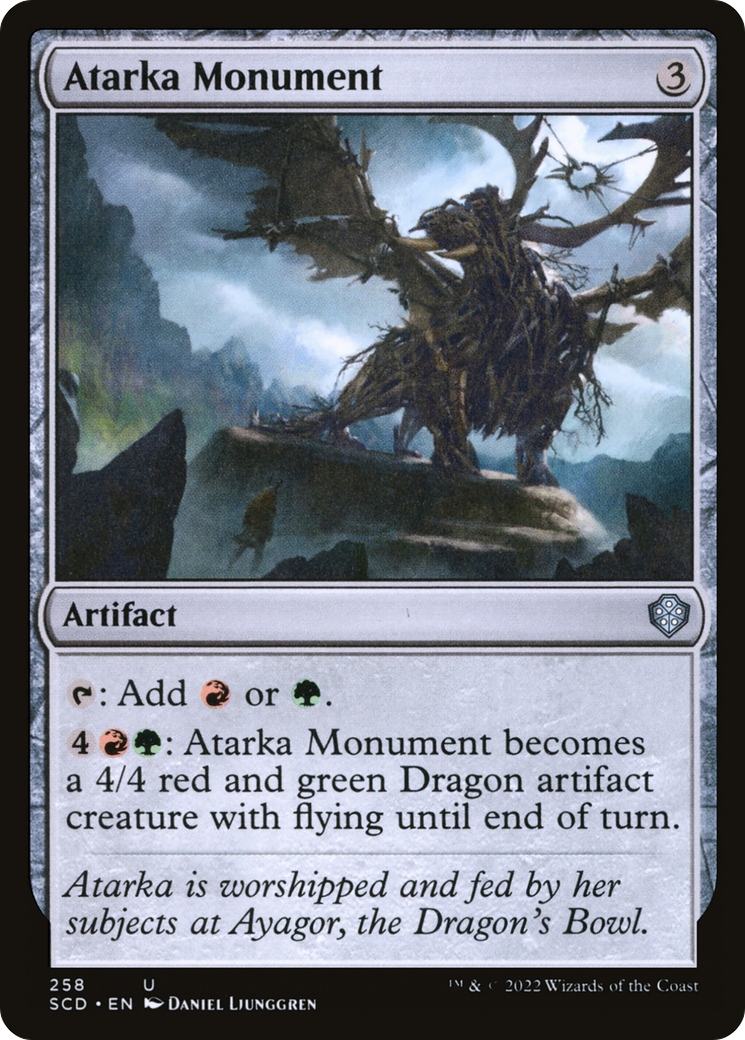 Atarka Monument [Starter Commander Decks] | Dumpster Cat Games