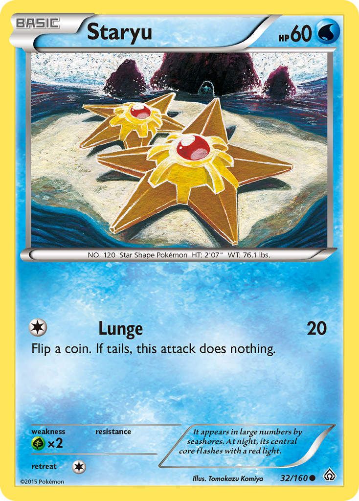 Staryu (32/160) [XY: Primal Clash] | Dumpster Cat Games