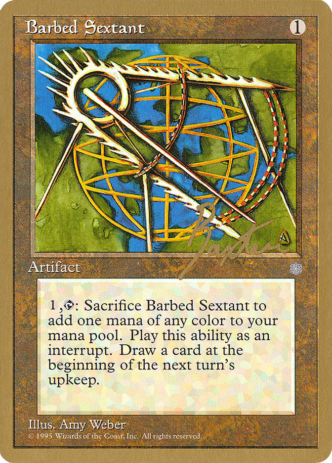 Barbed Sextant (George Baxter) [Pro Tour Collector Set] | Dumpster Cat Games