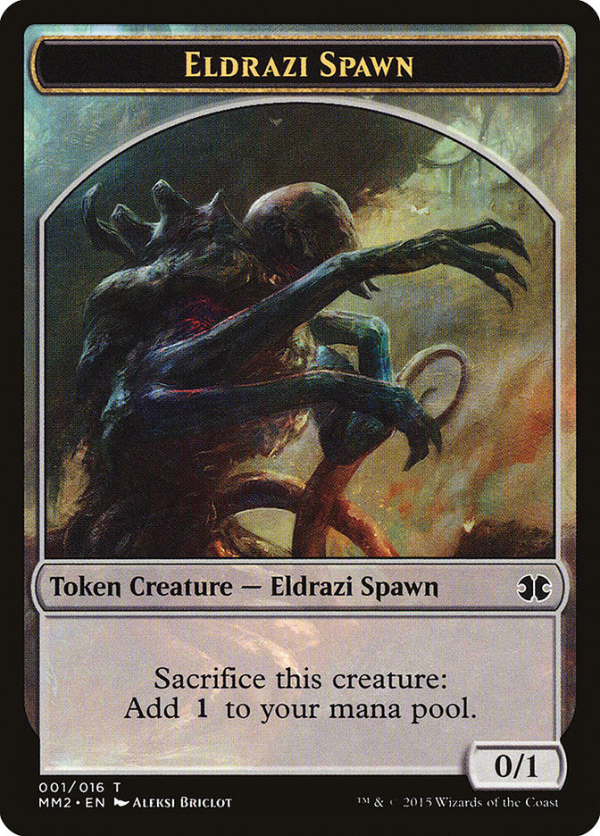 Eldrazi Spawn (001/016) [Modern Masters 2015 Tokens] | Dumpster Cat Games