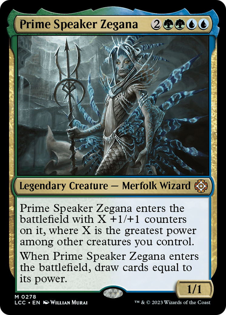 Prime Speaker Zegana [The Lost Caverns of Ixalan Commander] | Dumpster Cat Games