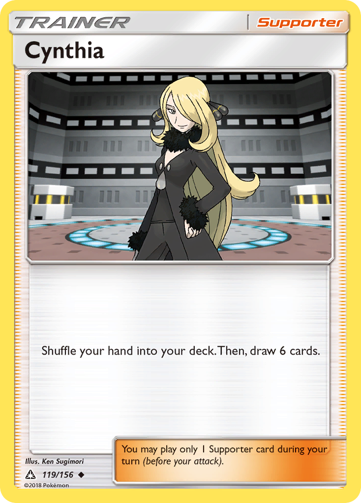 Cynthia (119/156) [Sun & Moon: Ultra Prism] | Dumpster Cat Games